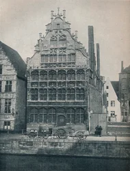 Sala Cechu Wodników, Gandawa, Belgia, ok. 1900 1914-1915.