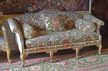 Łóżko sodowe George III Giltwood Humbak