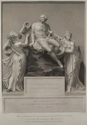 Szekspir z muzą literatury i geniuszem malarstwa, 1803