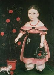 Mała dziewczynka w lawendzie, ok. 1840 r.