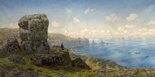 Złote Perspektywy, Studnia Św. Katarzyny, Lands End, Kornwalia, 1881