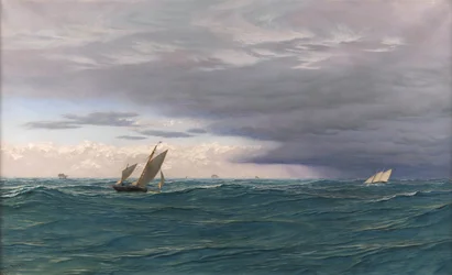 Jachty w Seaway, Morze Śródziemne, 1871