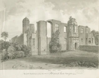 Biddulph Hall (stary): rysunek w sepii