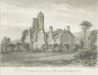 Biddulph Hall (stary): rysunek w sepii