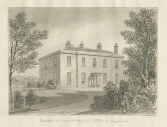Blithfield - Plebania: rysunek w sepii, 1824