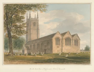 Kornwalia - Kościół Kilkhampton, 1827