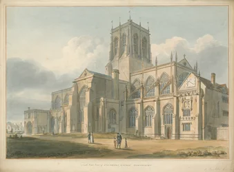 Dorset - Kościół Sherborne, 1802