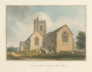 Essex - Kościół Earls Colne, 1824
