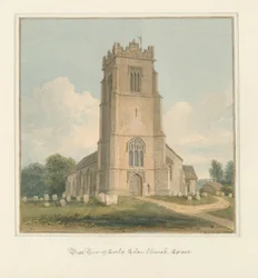 Essex - Kościół Earls Colne, 1824