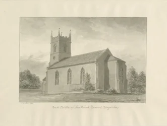 Needwood – „Christ Church”: rysunek w kolorze sepii