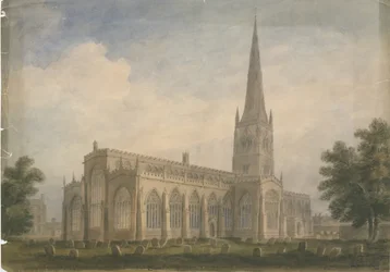 Nottinghamshire – Kościół Newark, 1809