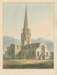 Oxfordshire – Kościół Bampton, 1802