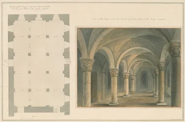 Oxfordshire – Oxford – Krypta św. Piotra we wschodnim kościele, 1803