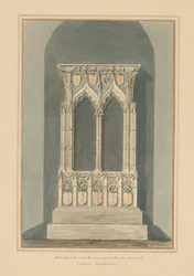 Oxfordshire – Kościół Stanton Harcourt – Pomnik, 1803