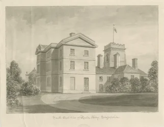 Opactwo Ranton [Priory]: rysunek w sepii, 1842