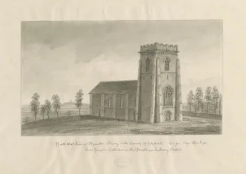 Opactwo Ranton [Priory]: rysunek w sepii, nd [1770-1851] (rysunek)