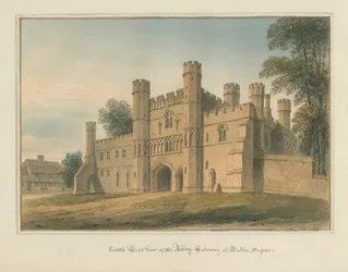 Sussex - Bitwa - Abbey Gateway, 1824