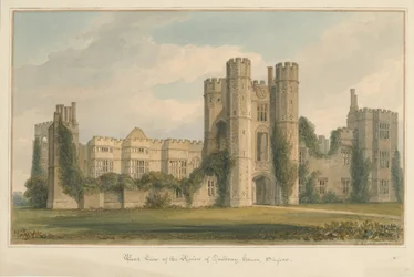 Sussex - Cowdray House, 1825