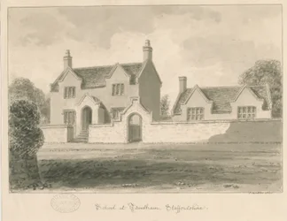 Trentham School: rysunek w sepii, 1840
