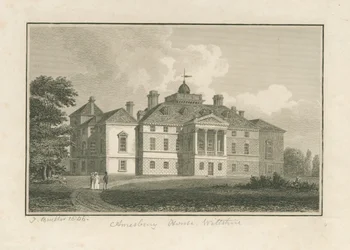 Wiltshire - Amesbury House: grawerowanie