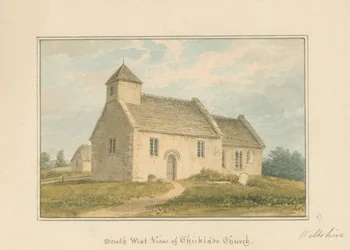Wiltshire - Kościół Chicklade, 1817