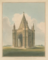 Wiltshire – Katedra w Salisbury – Ganek, 1800