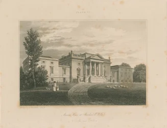 Wiltshire - Stourhead - Mansion: grawerunek