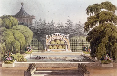Pasieka, z „Wskazówek na temat ogrodnictwa ozdobnego”, 1822