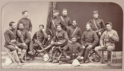 Aptekarze oddziału generała Robertsa, 1878 ok