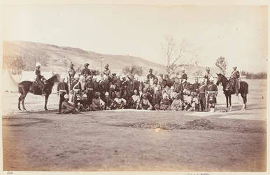 ?Asystent generalny z marszałkiem marszałkiem i sztabem?, 1879 circa