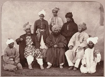 Muhammad Zuhair Khan z Aslamem Khanem, 1879