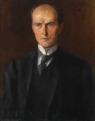 John Quinn autorstwa Johna Butlera Yeatsa, 1908, olej na płótnie, z National Portrait Gallery - NPG-NPG 75 36Quinn-000001