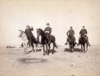 Oglądanie wrogiego obozu indiańskiego, 1891
