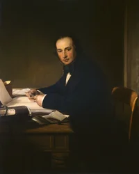 Isambard Kingdom Brunel (1806-59) (olej na płótnie)