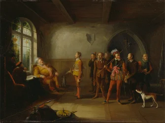 Falstaff i rekruci, z "Henryk IV, część II"