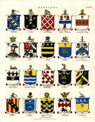 Herby brytyjskich baronetów; płyta LXXVII
