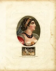 Portret Kleopatry, królowej Egiptu