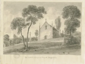 Cresswell - kaplica katolicka w Draycott-in-the-Moors, 1841