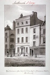 Dom przy Blackman Street, Southwark, Londyn, 1827.