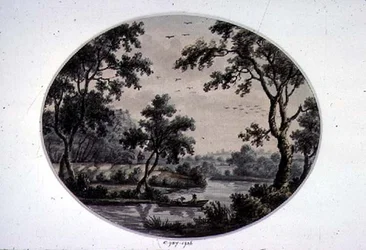 Scena rzeczna (rysunek)