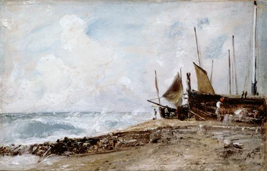 Plaża w Brighton, 1824