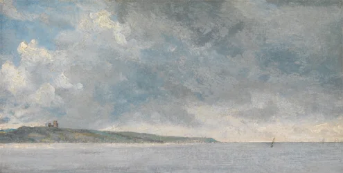 Scena nadmorska z klifami, ca. 1814.