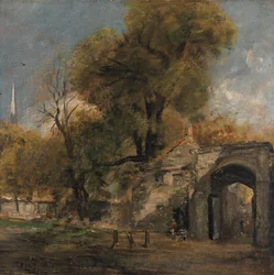 Harnham Gate, Salisbury, w latach 1820-1821.