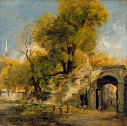 Harnham Gate, Salisbury, c.1820-21 (olej na płótnie)