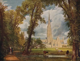 Katedra w Salisbury, 1823, c1915