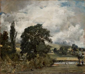Water Meadows w pobliżu Salisbury, 1820-1829