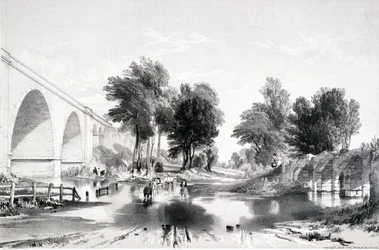 Wiadukt nad rzeką Blythe, London & Birmingham Railway, 1839