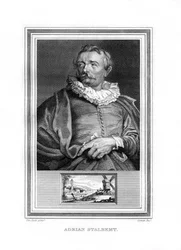 Adriaen van Stalbemt, malarz flamandzki, 1825.