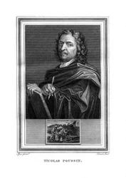 Nicolas Poussin, francuski malarz, 1825.