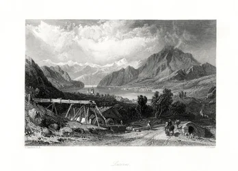 Lucerna, Centralna Szwajcaria, XIX w.
